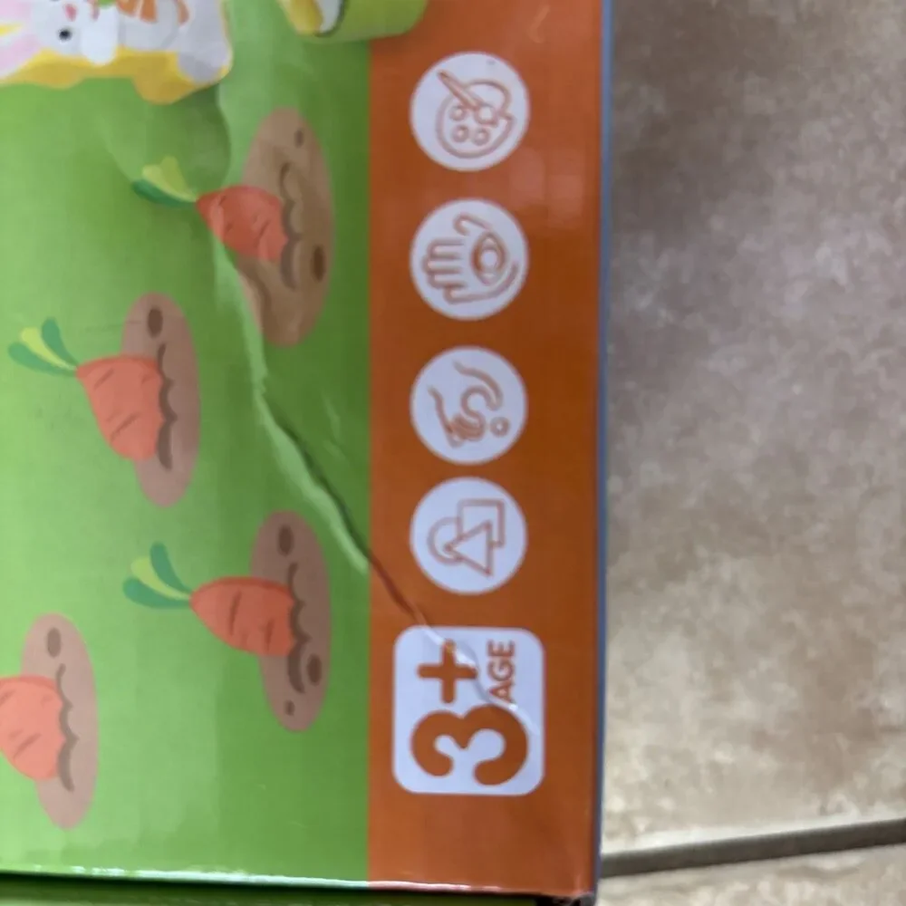 Wooden Educational Toy Farm Harvest Vegetable Fruit Sorting Shape Color Matching